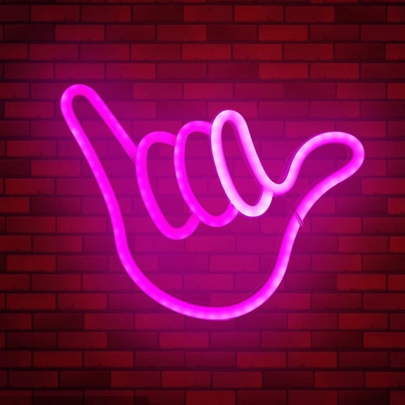 LINLIN Neon Sign,Neon Sign Light Wall LED Neon Night Lamp USB Battery Powered Led Neon Light Sign Bedroom Decor