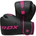 thumbnail image 6 of RDX Boxing Gloves for Men & Women | Pro Training Sparring Gloves, Maya Hide Leather Muay Thai | MMA Kickboxing, Unisex Punching Gloves with Thick Padding for Boxing 8 10 12 14 16 18 Oz, 6 of 11