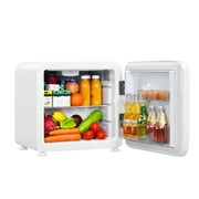 Costway 1.6 Cubic Feet Compact Refrigerator Reversible Door Mini Fridge White