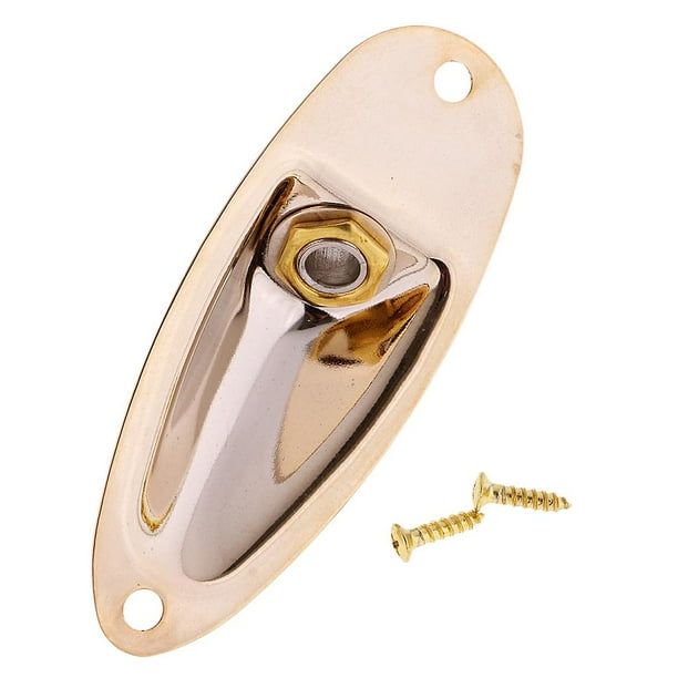 Toma de salida de barco de guitarra, conector de placa para repuestos Yuyangstore Barco de guitarra Jack