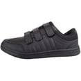 thumbnail image 4 of ABSOLUTE FOOTWEAR Mens Slip On Three Strap Touch and Close Gym Sports Walking Running Trainers Sneakers - Black - US 13, 4 of 7