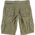thumbnail image 2 of XRAY Mens Belted Double Pocket Casual Cargo Shorts, ltbeige, 30, 2 of 2