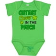 thumbnail image 3 of Inktastic Cutest Clover in the Patch with Four Leaf Clovers Boys or Girls Baby Bodysuit, 3 of 5