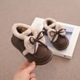thumbnail image 6 of NOKIO Children'S Cozy Slip-On Short Boots Girls Spring Autumn Winter Cotton Shoes Plus Velvet Warm Versatile Short Boots Girls Soft Bottom Non Slip Boots, 6 of 8