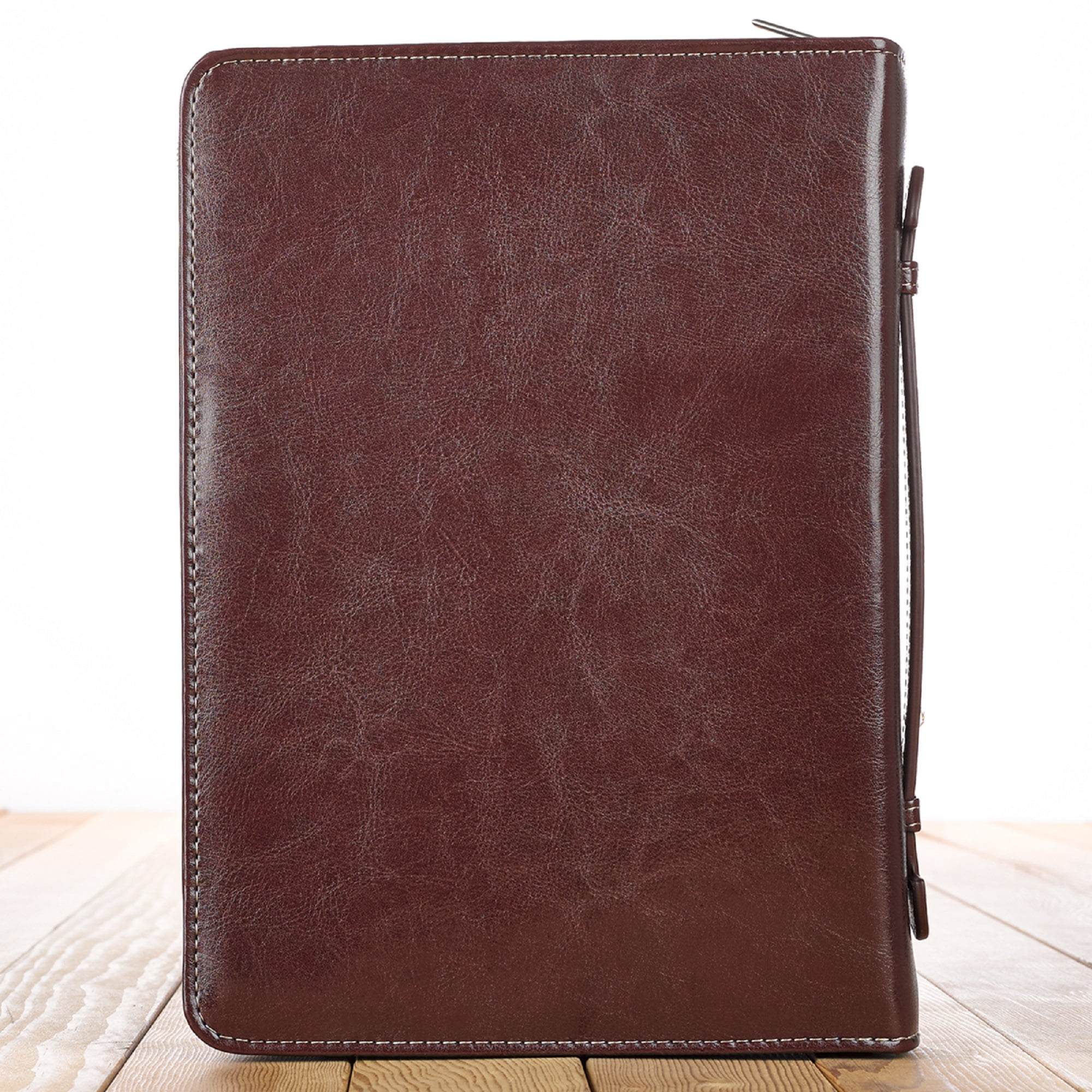 I Know the Plans Two-tone Brown Faux Leather Classic Bible Cover -  Jeremiah 29:11