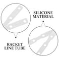 thumbnail image 3 of SWETRACE Badminton Racket String Guard 2Pcs Transparent Silicone for String Hole Protection, 3 of 8