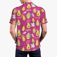 thumbnail image 3 of Balery Green Avocado Printed Men’s Short Sleeve Polo Shirt, Midweight Men's Shirt,Golf Polo shirts -Medium, 3 of 8