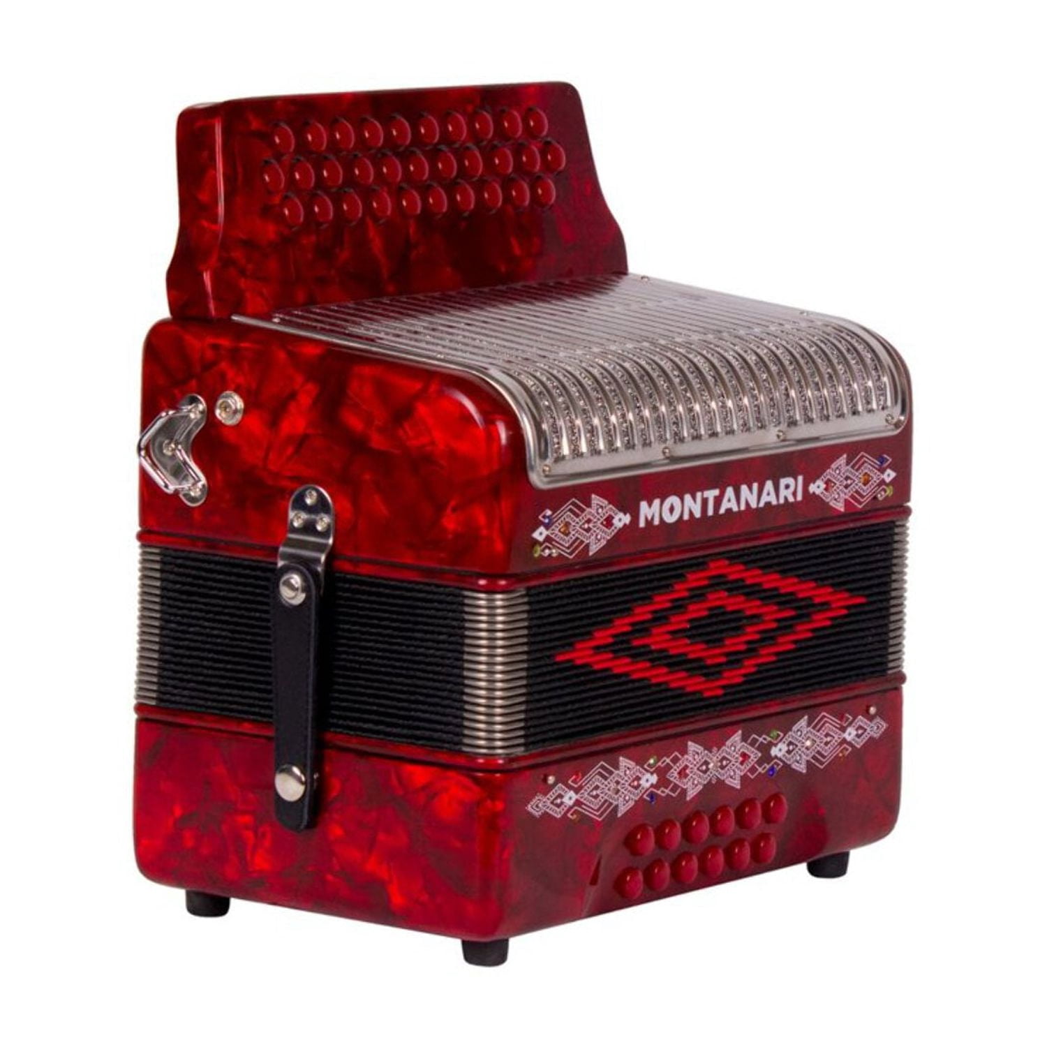 Montanari 3112 MG Accordion FBE Red