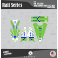thumbnail image 3 of Kalair GFX Graphics Kit for Kawasaki KX250 POLISPORT RESTYLE (2003-2008) Rail Series, 3 of 5