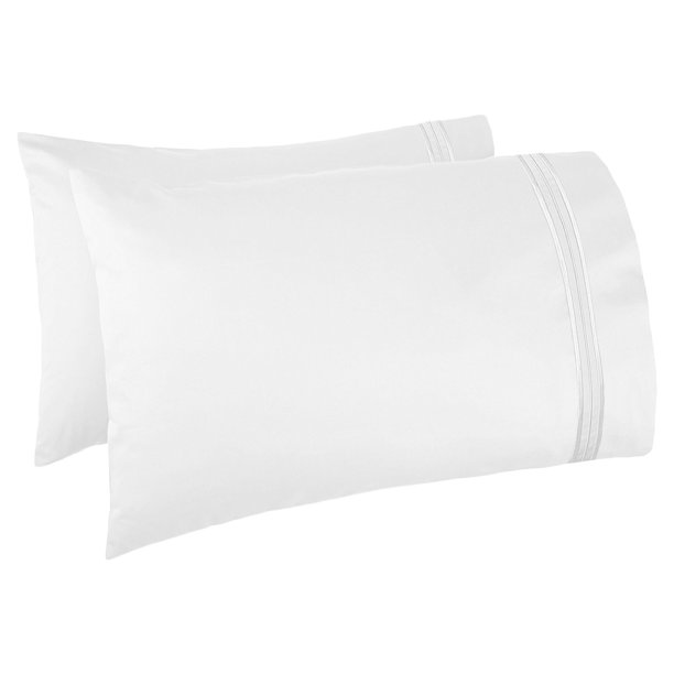 Clara Clark Pillow Cases Premier 1800 Microfiber Collection Pillow Case Set Of 2 Pieces