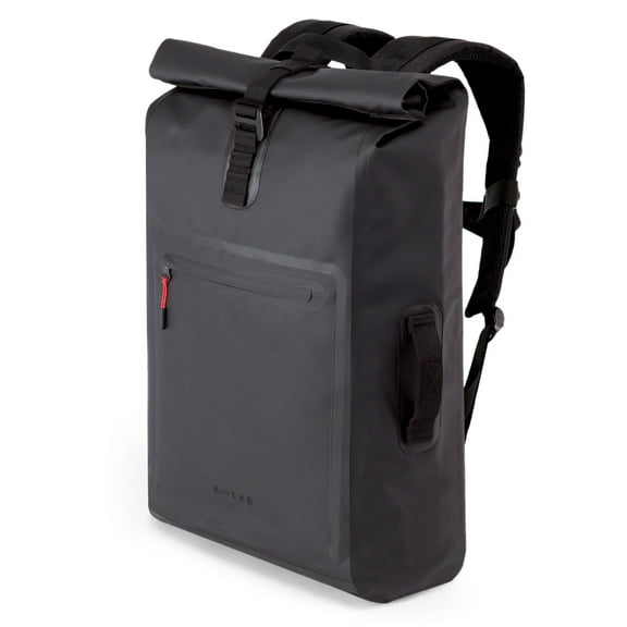 A-LAB | Model D | black Waterproof Bicycle & Messenger Backpack with 15" Laptop Sleeve
