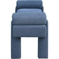 thumbnail image 6 of Meridian Furniture Stefano Navy Fabric Bench, 6 of 8