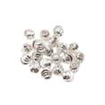 thumbnail image 1 of Guardurnaity Mini cuentas de 100 Uds., forma redonda a la moda, decoración ligera, espaciador multiusos, accesorio decorativo Ropa, zapatos y accesorios Miscelánea Plata, 1 3 mm, 1 of 6