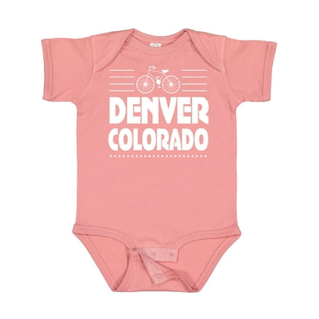 

Inktastic Denver Colorado Biking Boys or Girls Baby Bodysuit