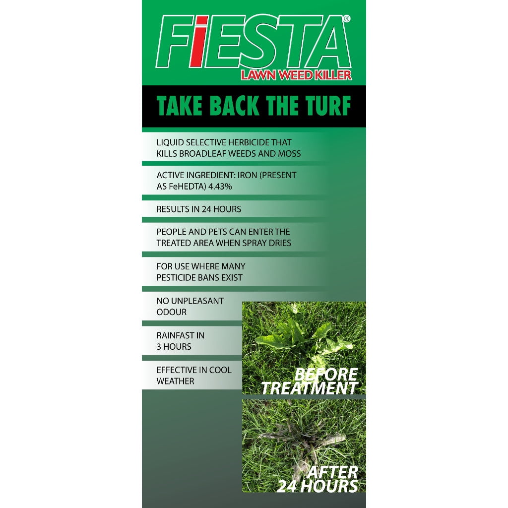 Fiesta Selective Post-Emergent Turf Weed Killer 1 Gallon Herbicide