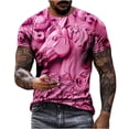 thumbnail image 2 of IROINNID Men'S T-Shirts Big and Tall T Shirts for Men, Lightweight Thin Basic Round Neck Colored Print T Shirts for Men, 2 of 6