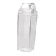 thumbnail image 5 of Cartón de leche Botella de agua Botella de leche Decoración de fiesta Regalos transparentes Cartón Caja de jugo de 500 ml Botella de agua para, 5 of 9