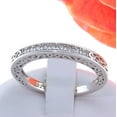 thumbnail image 6 of Cynthia Clear Cz Sterling Silver Anniversary Ring Wedding Band Women Ginger Lyne Collection, 6 of 6
