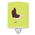 thumbnail image 1 of Carolines Treasures BB7774CNL Capuchin Red Pigeon Green Ceramic Night Light, 1 of 1