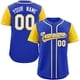 thumbnail image 3 of Camisetas de béisbol personalizadas de manga corta con botones y nombre y número impresos personalizados para adultos y jóvenes que practican estilo libre al aire libre, 3 of 5