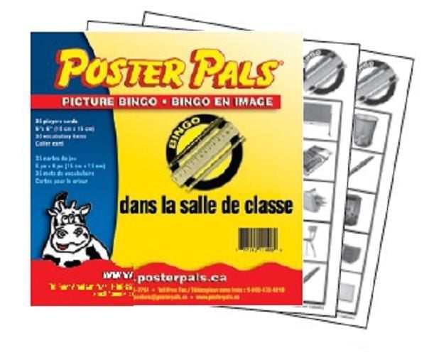 Jeux de Bingo objet de salle de classe en français