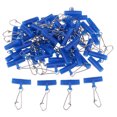 thumbnail image 1 of 50x High-strength Fishing Line Sinker Slides Slider with Snap for Braid + Snap, 1 of 8