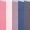 Rose Wine/Lotus/Fig Melange/Dark Denim/Blackened Pearl, variant on Reebok Women's 5-Pack Seamless Boyshort