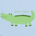 thumbnail image 2 of CafePress - Gator Baby Infant Bodysuit - Baby Light Bodysuit, Size Newborn - 24 Months, 2 of 4