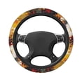 thumbnail image 6 of XMXT Oil Painting Floral Patterns Steering Wheel Cover, Elastic Non-Slip Universal Fit Car Decor Accessories Protector for Auto SUV Trucks, 6 of 8