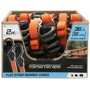 SmartStraps Standard Bungee Cord, Orange, 36", 2 Count