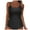 Black, variant on Women Tankini Swim Top Only - Tummy Control Swimsuit Bathing Suit top (Pink, 2XL)
