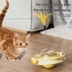 thumbnail image 3 of 4-in-1 Cat Toy with Treat Dispenser, Rolling Balls, Teaser Stick & Turntable Tumbler - Interactive Fun, 3 of 5
