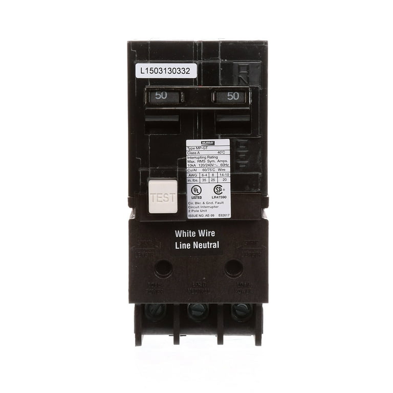 BREAKER GFCI 2P 50A 2