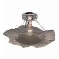 thumbnail image 6 of Meyda Tiffany 151200 Evolvulus 17" Wide Semi-Flush Ceiling Fixture - Chrome, 6 of 7