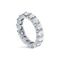 thumbnail image 2 of Bague de Mariage Éternité en Diamant Rond 4 Ct en Or Blanc 14 K pour Femme, Anneau d'Anniversaire, 2 of 4