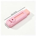 thumbnail image 2 of WWC Retractable Push Pull Erasers, Cute Refillable Sliding Pencil Erasers with Lock, Soft Erasers for School and Office Stationery, Pink, 2 of 6
