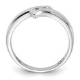 thumbnail image 2 of Sterling Silver Rhodium Plated CZ Ring, 2 of 6