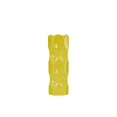 thumbnail image 2 of Urban Trends Collection Ceramic Round Cylindrical Vase with Dimpled Sides Medium Gloss Finish Yellow, 2 of 3