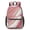 Pink and Gold Marble Pattern, variant on Black and Gold Marble Pattern 17" Waterproof Oxford School Backpacks for Teens, S-Shape Padded Straps, for School, Travel, Hiking, Camping