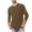 Khaki, variant on Xihbxyly Mens Shirts Soft Fitted Tees Crew Neck Short Sleeve Pus Size Tops Mens Dress Shirts Solid Regular Fit Oversized Tshirts for Men Loose for Casual Wear