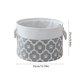 thumbnail image 3 of Cesta de tela plegable | Organizador de tela gris para el hogar, ropa y juguetes | Contenedor plegable de 35 x 25 cm con asas, 3 of 6