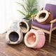 thumbnail image 5 of Cama para gatos, caseta, perrera, nido redondo para mascotas, cueva para dormir, camas para gatitos, cesta para mascotas, acogedor cojín para tumbona, casa para gatos, tienda para perros, 5 of 5