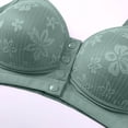 thumbnail image 5 of Fatuov Wireless Bralette for Women Front Closure Breathable Fabric Push Up Bra Full Coverage All-Day Wear Bra 36A, 5 of 5