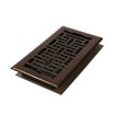 Decor Grates AJH412-GM Registre De Sol Oriental, 10,2 X 30,5 Cm, Gris Acier