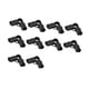thumbnail image 2 of 10 conectores de tubo resistentes, profesionales, negros, diámetro de 25 mm Estilo A de 3 vías, 2 of 9