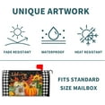 thumbnail image 5 of Fall Magnetic Mailbox Cover Large Size 25.5x21 Autumn Sunflowers Pumpkins Mailbox Covers Oversize Thanksgiving Harvest Fall Mailbox Cover Outdoor Decoration Mailbox Wraps Post Letter Box Cover Decor, 5 of 5
