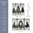 thumbnail image 4 of WOBOGO Christmas Trees on A White and Black Plaid Pattern 2-hole Switch Plates PC Flame Retardant Plastic Material Glossy Finish Smooth Touch 4.56x4.48x0.27in, 4 of 8