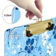 thumbnail image 3 of White Flowers and Vines Acrylic Clipboards A4 Standard Size Clipboard 12.5" X 9" Clip Board for Office School Teacher Women Men, 3 of 8