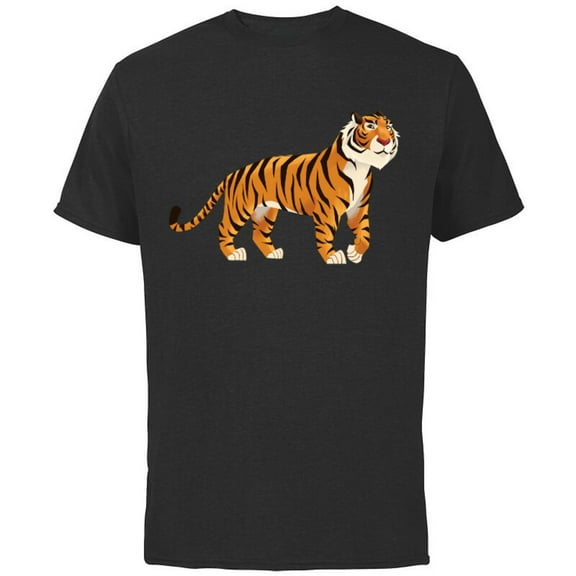 Disney Aladdin Live Action Rajah Tiger T-Shirt - Short Sleeve Cotton T-Shirt for Adults - Customized-Black