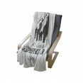 thumbnail image 4 of Inspirational Soft Flannel Fleece Blanket, Once a Year Go Someplace You Have Never Been Before Wanderlust Theme, Cozy Plush for Indoor and Outdoor Use, 60" x 80", Charcoal Grey White, by Ambesonne, 4 of 6